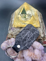 Stamped Leather Keychain - Clozee