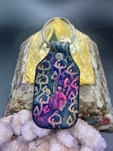 Stamped Leather Keychain - Grateful Jerry Hand