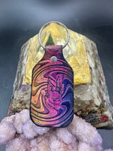 Stamped Leather Keychain - Grateful Jerry Hand