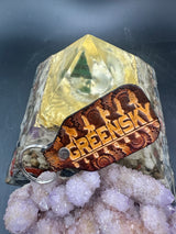 Stamped Leather Keychain - Greensky Bluegrass