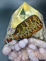 Stamped Leather Keychain - Greensky Bluegrass