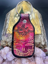 Stamped Leather Keychain - Grateful Mashups