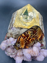 Stamped Leather Keychain - Grateful Mashups