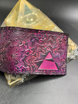 Stamped Leather Bifold Wallet - Pink Floyd