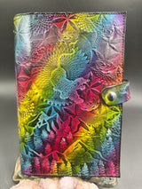 Stamped Leather Journal - Grateful Mountains