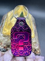 Stamped Leather Keychain - Tipper 2.0