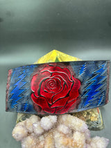 Stamped Leather Bifold Wallet - Grateful Bolts