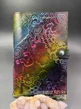 Stamped Leather Journal - Edm/Bass Music