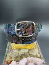 Stamped Leather Belt - Motorhead