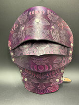 Stamped Leather Pauldrons - Nature