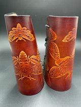 Stamped Leather Vambracers- Child