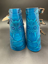 Stamped Leather Vambracers- Child