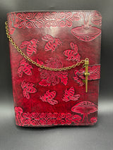 Stamped Leather Journal Spellbook XL - Ren Fair Examples