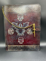 Stamped Leather Journal Spellbook XL - Ren Fair Examples