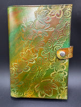 Stamped Leather Renn Fair Journal - Floral