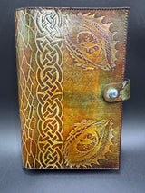 Stamped Leather Renn Fair Journal -Dragon Eyes