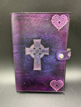 Stamped Leather Renn Fair Journal - Celtic Cross