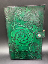 Stamped Leather Renn Fair Journal - Floral