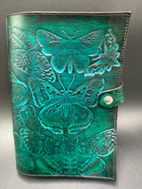 Stamped Leather Renn Fair Journal - Death Moth