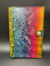 Stamped Leather Renn Fair Journal - Floral