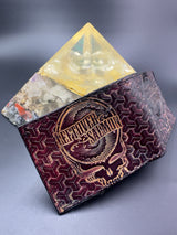 Stamped Leather Bifold Wallet - Grateful Bluegrass Mashups