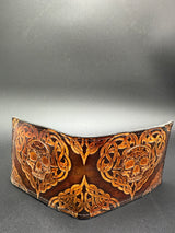 Stamped Leather Bifold Wallet - Celtic Heart