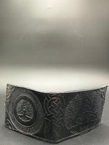Stamped Leather Bifold Wallet - Celtic
