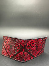 Stamped Leather Bifold Wallet - Celtic Heart