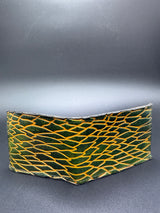 Stamped Leather Bifold Wallet - Dragon Scale
