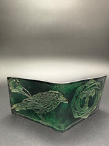 Stamped Leather Bifold Wallet - Thor's Hammer