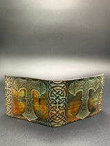 Stamped Leather Bifold Wallet - Thor's Hammer