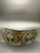 Stamped Leather Bifold Wallet - Celtic Cross