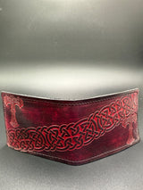 Stamped Leather Bifold Wallet - Thor's Hammer