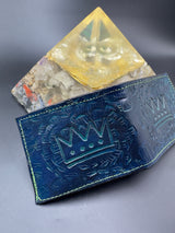 Stamped Leather Bifold Wallet - Charles the First