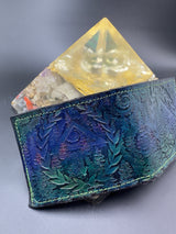 Stamped Leather Bifold Wallet - Of the Trees