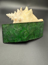 Stamped Leather Bifold Wallet - Circuit Board