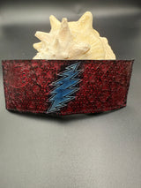 Stamped Leather Bifold Wallet - Grateful Bolts