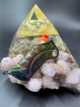 Stamped Leather Lighter Case - Ween