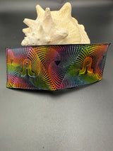 Stamped Leather Bifold Wallet - Pretty Lights