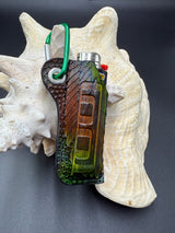 Stamped Leather Lighter Case -Tool