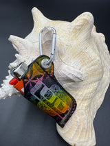 Stamped Leather Lighter Case -Tool