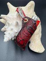 Stamped Leather Lighter Case -Tool