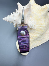 Stamped Leather Accessory Clip - Detox Unit