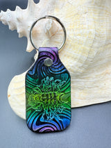 Stamped Leather Keychain - Shpongle