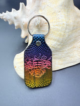 Stamped Leather Keychain - Shpongle