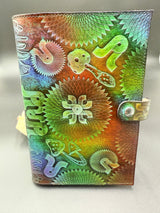 Stamped Leather Journal - Edm/Bass Music