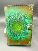 Stamped Leather Journal - Minimal Design