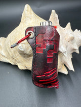 Stamped Leather Lighter Case -Tipper