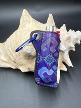 Stamped Leather Lighter Case -Tipper