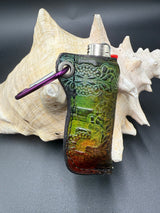 Stamped Leather Lighter Case -Tas Visuals